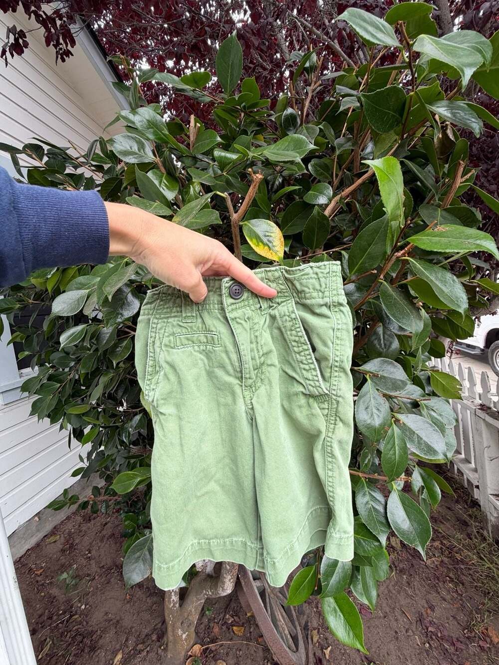 Y2KCherokee Kids Green Cotton Cargo Shorts